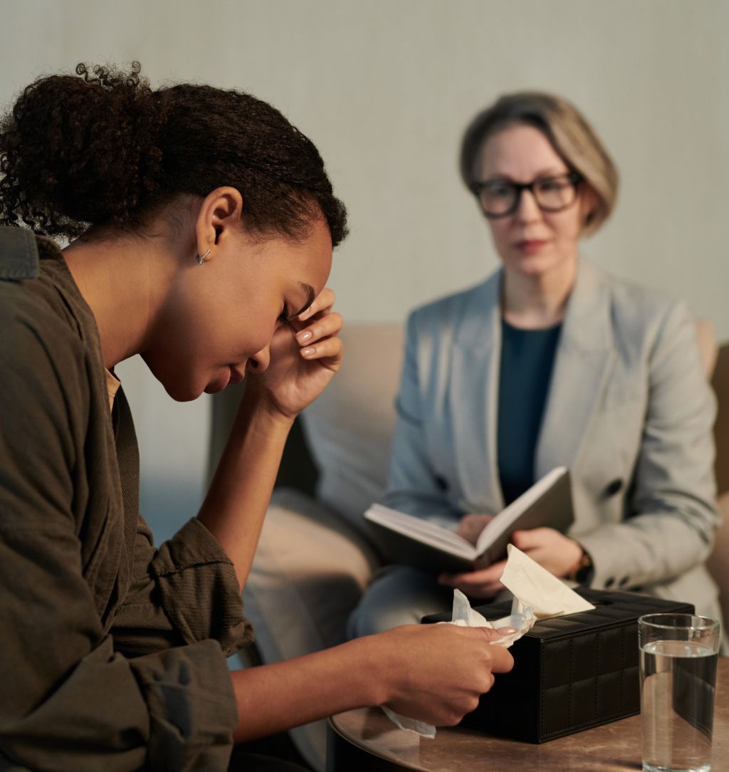 A Therapist Talking to Her Patient